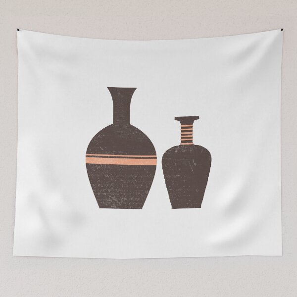 Item preview, Greek Pottery 31 - Hydria - Terracotta Series - Modern, Contemporary, Minimal Abstract - Seal Brown designed and sold by Studio Grafiikka.