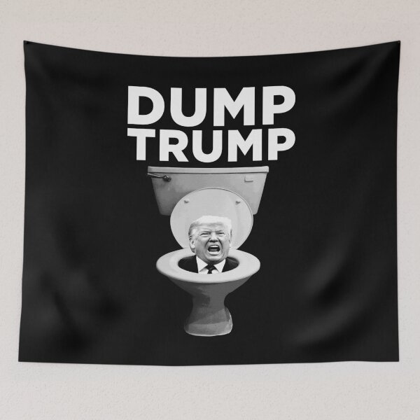 Item preview, DUMP DONALD TRUMP designed and sold by njmclean.