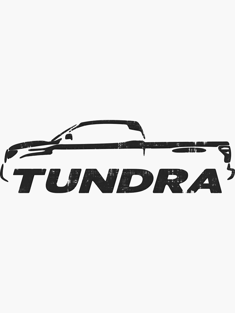 "Toyota Tundra" Sticker for Sale by DearlySwetty | Redbubble