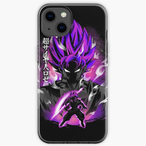 Dragon Ball Z Super Rose Power iPhone Soft Case