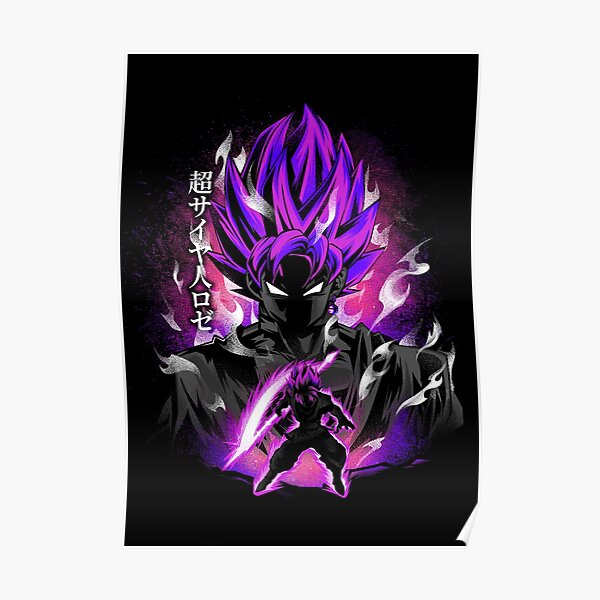 Dragon Ball Z Super Rose Puissance Poster