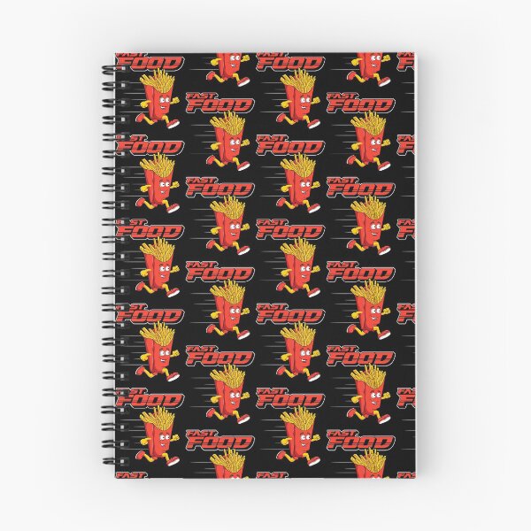 Item preview, Cute & Funny Fast Food Running French Fries Punny Tile Pattern designed and sold by perfectpresents.