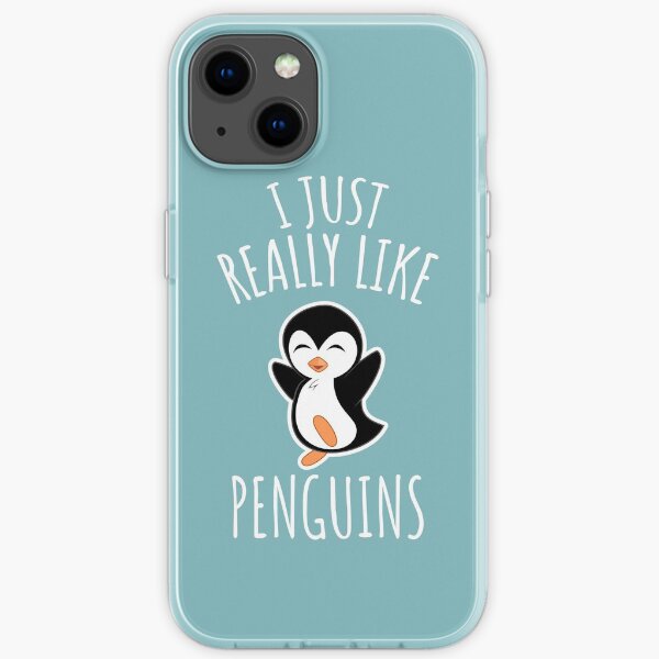 I Just Really Like Penguins iPhone Soft Case