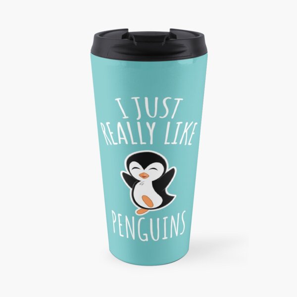 I Just Really Like Penguins Travel Mug
