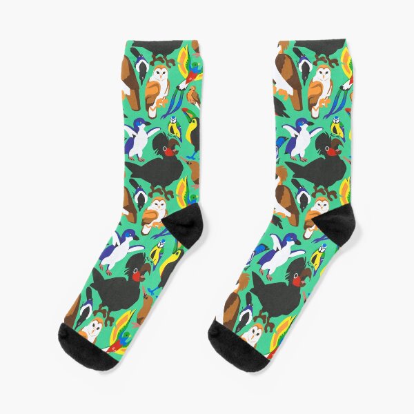To Feather, But Not to Scale Socks