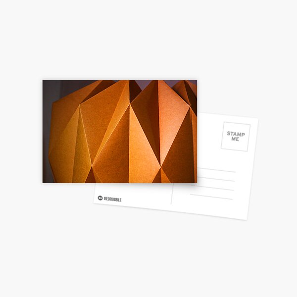 golden paper, kraft, gold, paper, origami, elegant, shimmer, scandinavia, cool, lit, trending, most sold, popular, famous, best selling, top selling, highly recommended Postcard