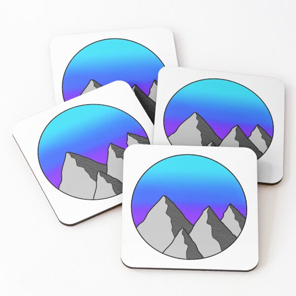Item preview, Gradient Mountains designed and sold by lizashev.