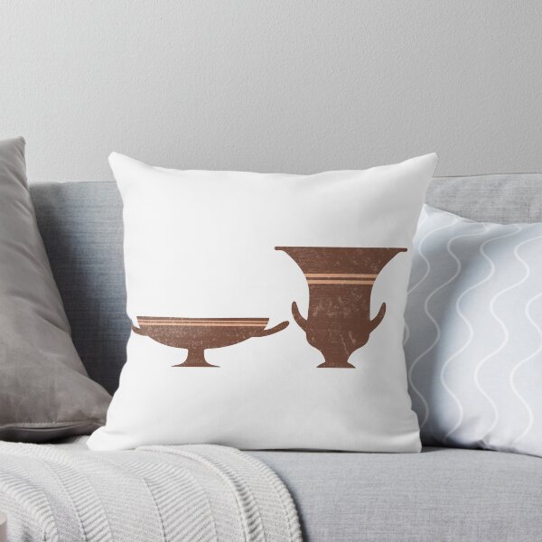 Item preview, Greek Pottery 35 - Bell Krater, Kylix - Terracotta Series - Modern, Contemporary, Minimal Abstract - Burnt Umber designed and sold by Studio Grafiikka.