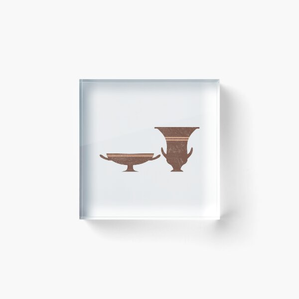 Item preview, Greek Pottery 35 - Bell Krater, Kylix - Terracotta Series - Modern, Contemporary, Minimal Abstract - Burnt Umber designed and sold by Studio Grafiikka.