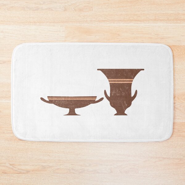 Item preview, Greek Pottery 35 - Bell Krater, Kylix - Terracotta Series - Modern, Contemporary, Minimal Abstract - Burnt Umber designed and sold by Studio Grafiikka.