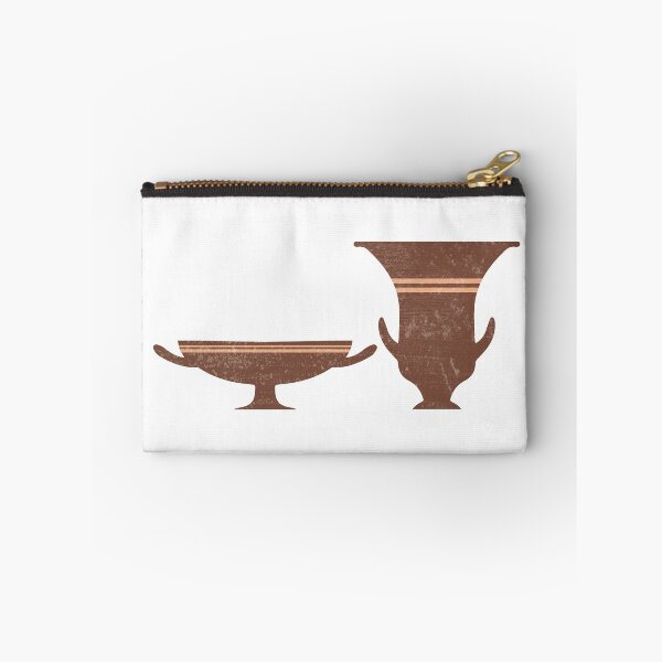 Item preview, Greek Pottery 35 - Bell Krater, Kylix - Terracotta Series - Modern, Contemporary, Minimal Abstract - Burnt Umber designed and sold by Studio Grafiikka.
