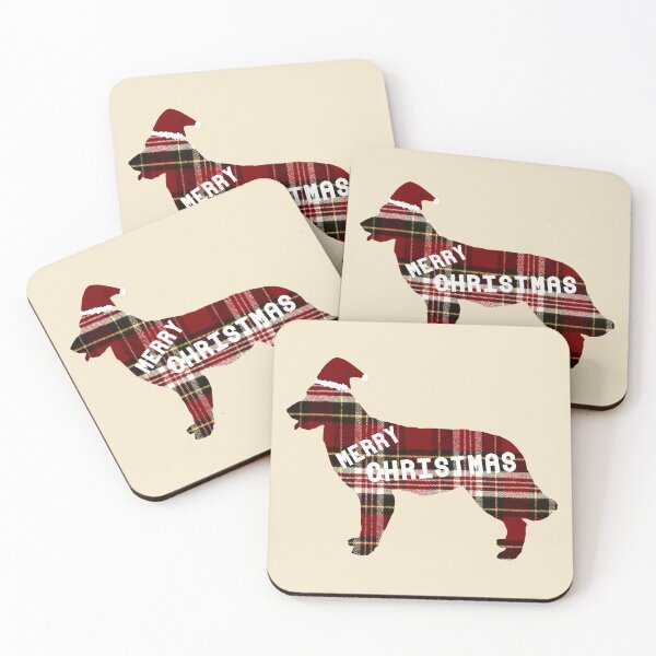 Item preview, Merry Christmas Golden Retriever in Santa Hat designed and sold by PawsitiveGifts.