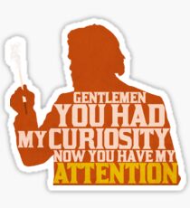 Django Unchained - Calvin Candie: Now You Have My Attention Sticker