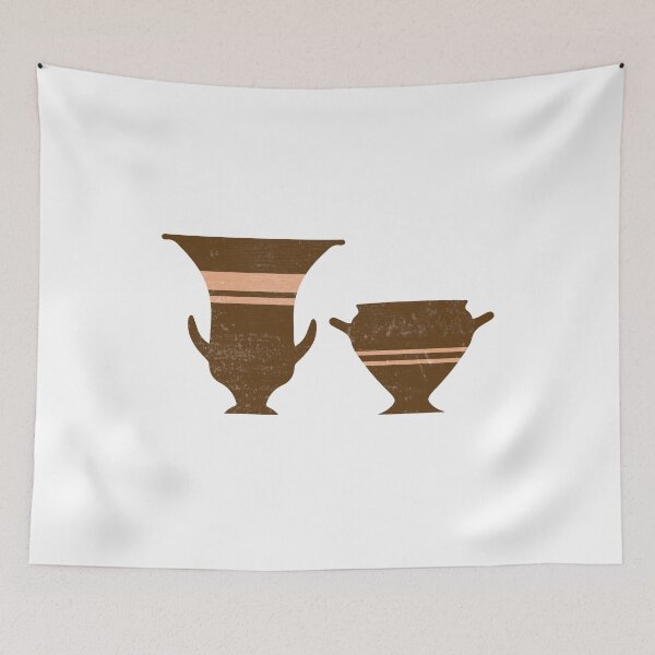 Item preview, Greek Pottery 36 - Bell Krater - Terracotta Series - Modern, Contemporary, Minimal Abstract - Auburn designed and sold by Studio Grafiikka.
