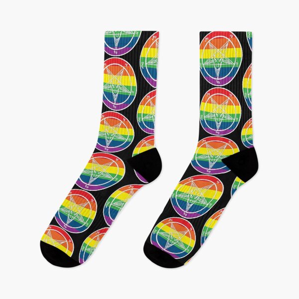 Item preview, Rainbow Baphomet designed and sold by ShayneoftheDead.