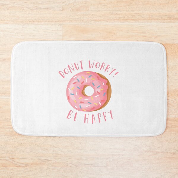 Item preview, Donut Worry Be Happy: Pink Sprinkled Donut designed and sold by gsproductsgs.