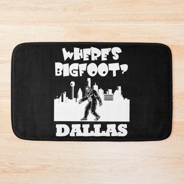 Item preview, Bigfoot in Dallas Bigfoot gifts Texas illustration funny gift designed and sold by BRtisticDesigns.