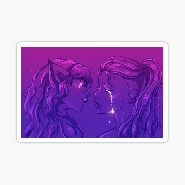 catradora-line-art-sticker-for-sale-by-2nthepink-redbubble