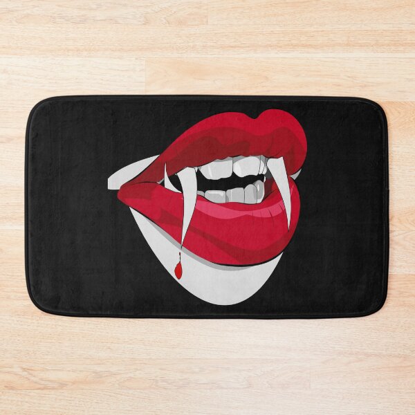 Item preview, Halloween Vampire woman's mouth with fangs gift for women T- designed and sold by BRtisticDesigns.