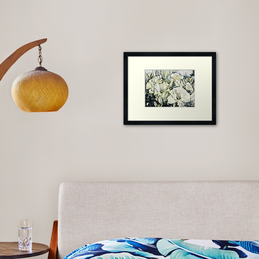 Paper Tiger Lilies Framed Art Print