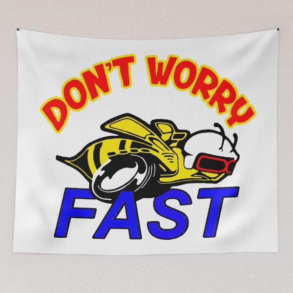 Item preview, Do not worry; Bee fast; designed and sold by StickerApe.