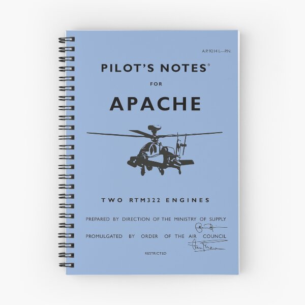 Item preview, Pilot's Notes for Apache designed and sold by Project Cancelled.