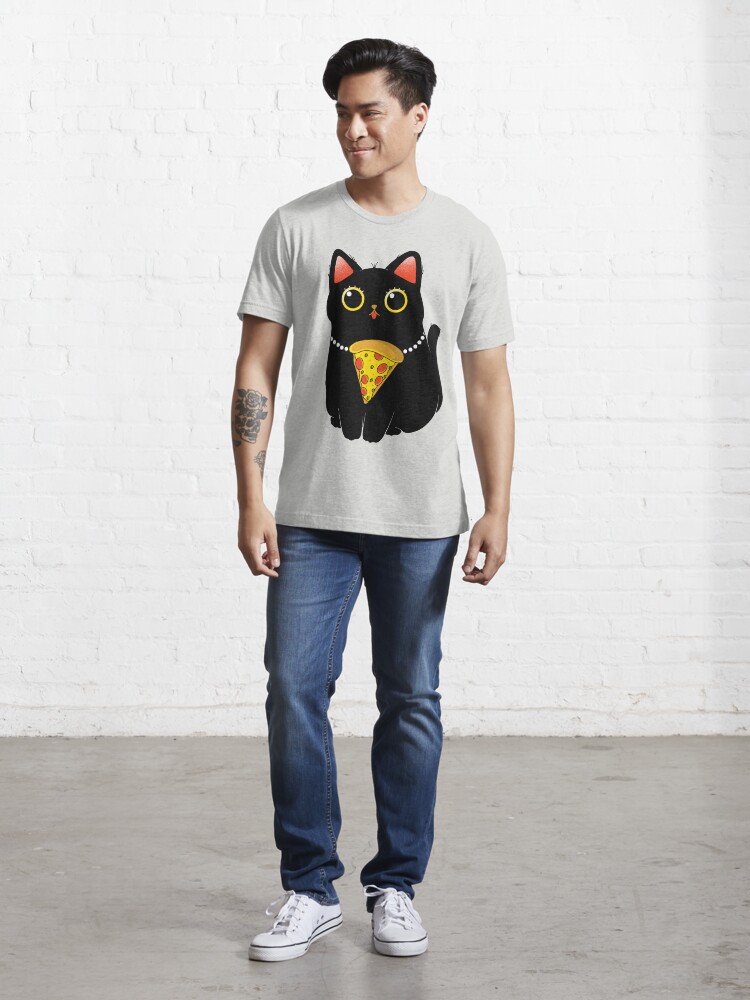 Alternate view of Pizza Cat Essential T-Shirt