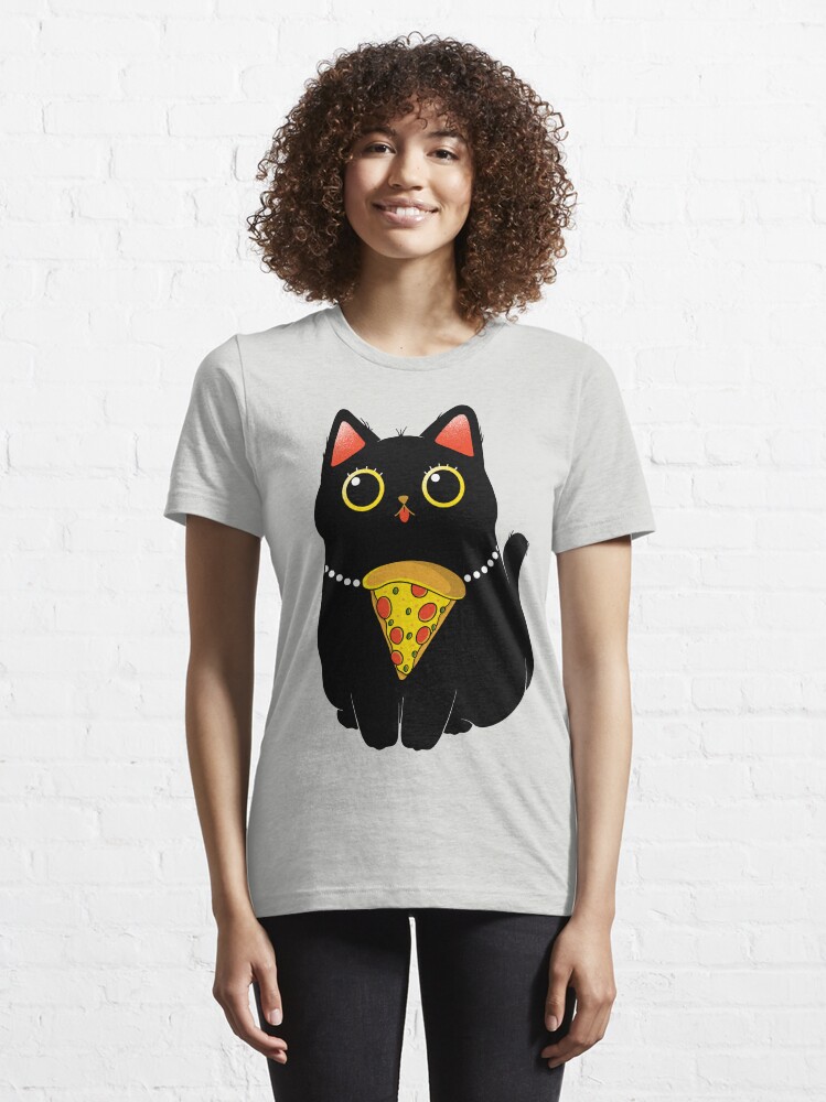 Alternate view of Pizza Cat Essential T-Shirt