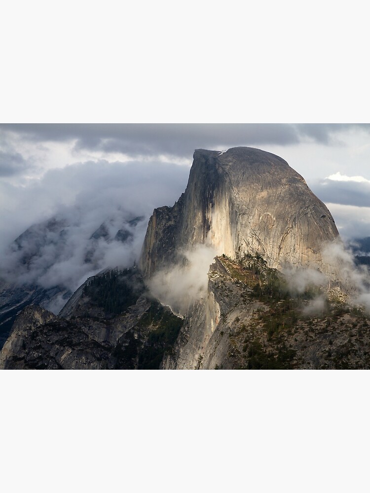 Half Dome in Storm by yosemiteHikes