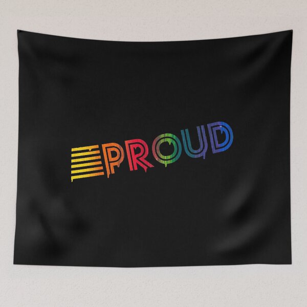 Item preview, Retro Proud Rainbow Gay Pride Dripping Paint designed and sold by flippinsg.
