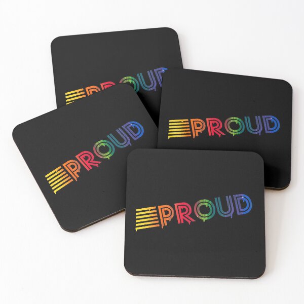 Item preview, Retro Proud Rainbow Gay Pride Dripping Paint designed and sold by flippinsg.