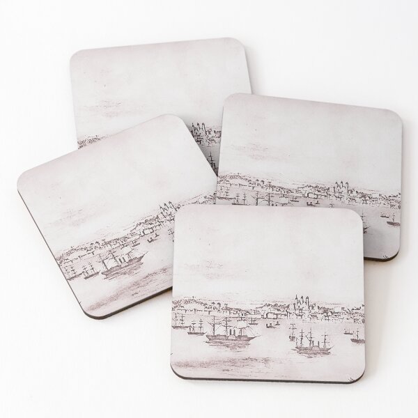 Item preview, Ancient Caribbean Harbour designed and sold by AM FineArtPrints.