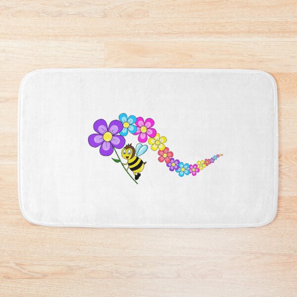 Item preview, Cartoon Bee and Flowers designed and sold by Amy Collett.