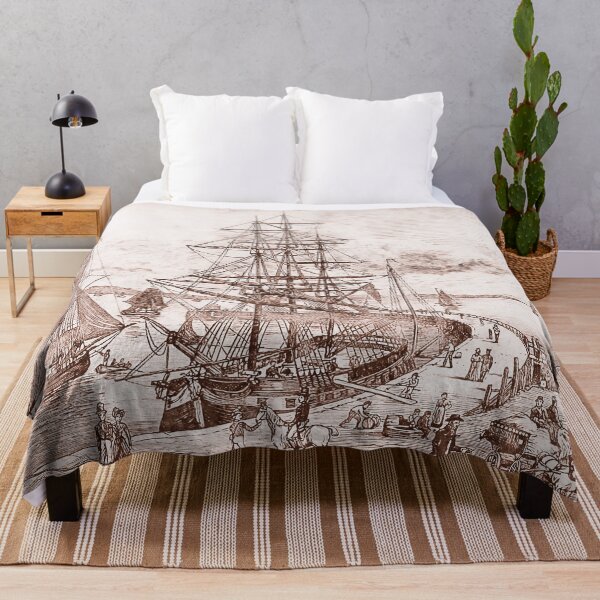 Item preview, Leith Harbour, Scotland designed and sold by AM FineArtPrints.