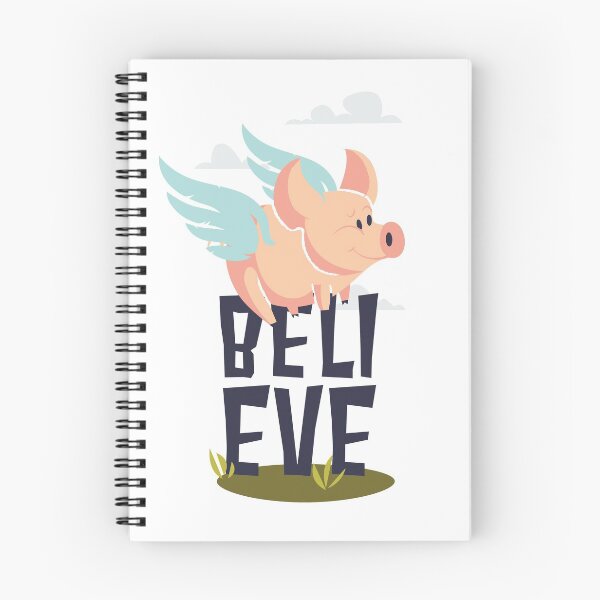 Item preview, Just believe ...the pigs will fly  designed and sold by chibicrayon.