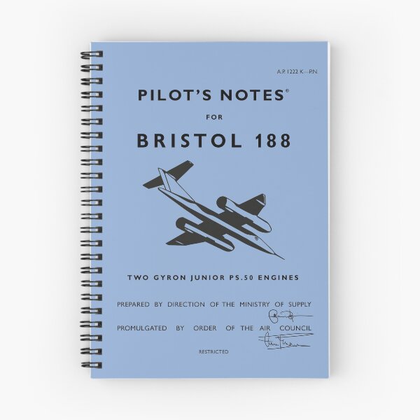 Item preview, Pilot's Notes for Bristol 188 designed and sold by Project Cancelled.
