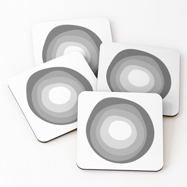 Item preview, Greyscale Abstract Circle Pattern designed and sold by Adam Regester.