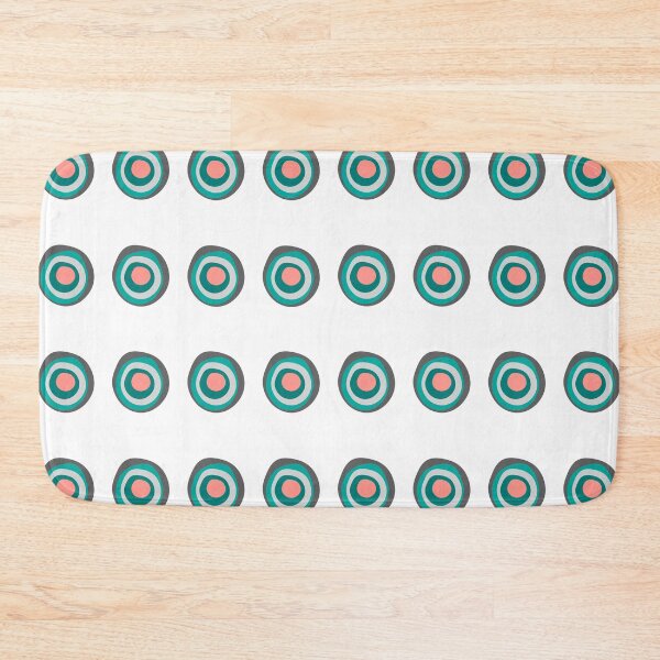Item preview, Coral & Teal Abstract Spot Pattern designed and sold by Adam Regester.