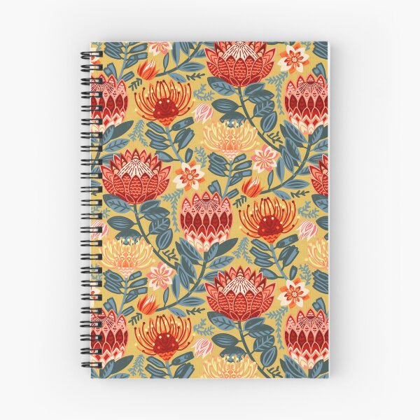 Item preview, Protea Chintz - Mustard designed and sold by TigaTiga.