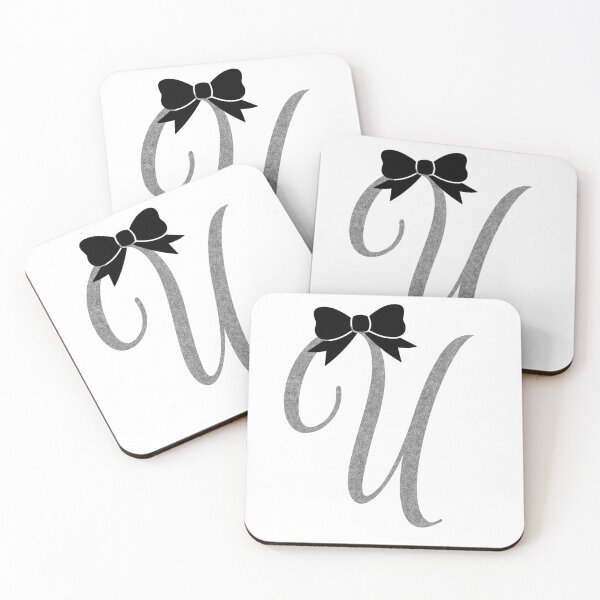 Item preview, U letter woman girl daughter word kids boy son designed and sold by Thestarrysky.