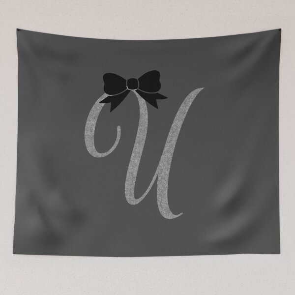 Item preview, U letter woman girl daughter word kids boy son designed and sold by Thestarrysky.
