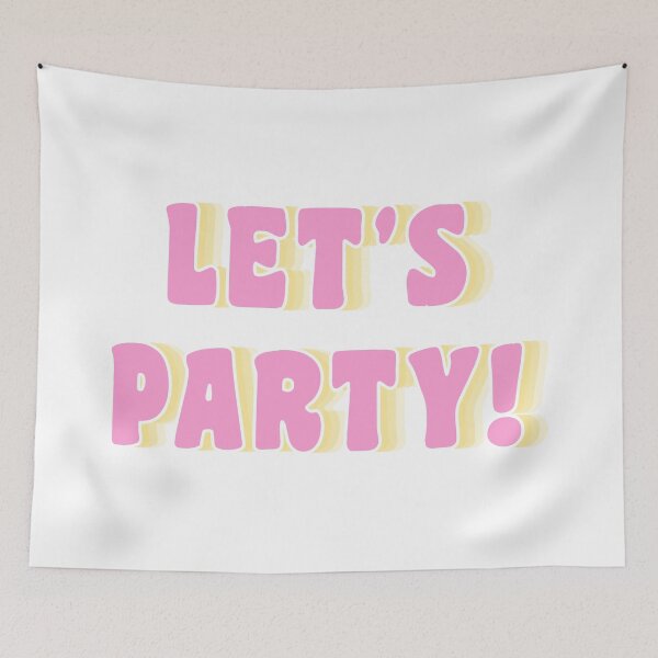 Item preview, Let's Party! Pink and Yellow designed and sold by synthesizer.