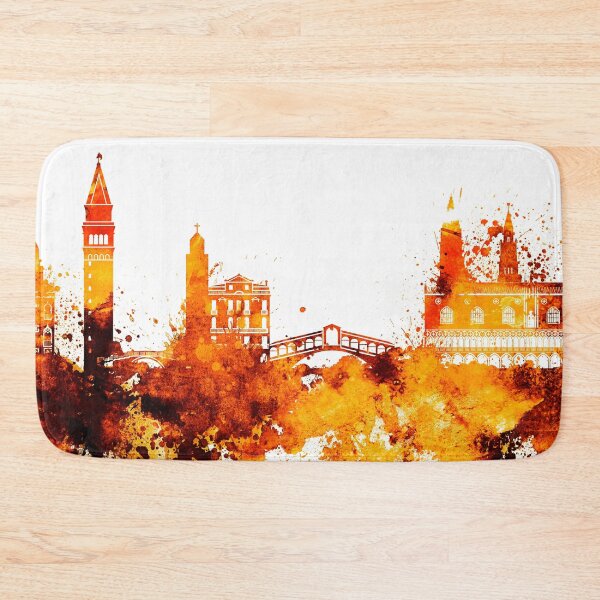 Item preview, Venice Italy Red Yellow Skyline designed and sold by DimDom.