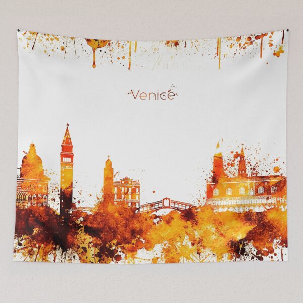 Item preview, Venice Italy Red Yellow Skyline designed and sold by DimDom.