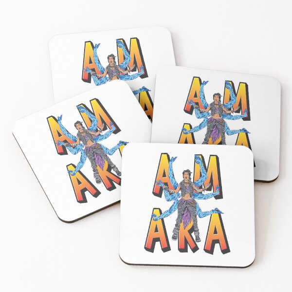 Amara The Siren Borderlands 3 The Tiger of Partali Coasters (Set of 4)