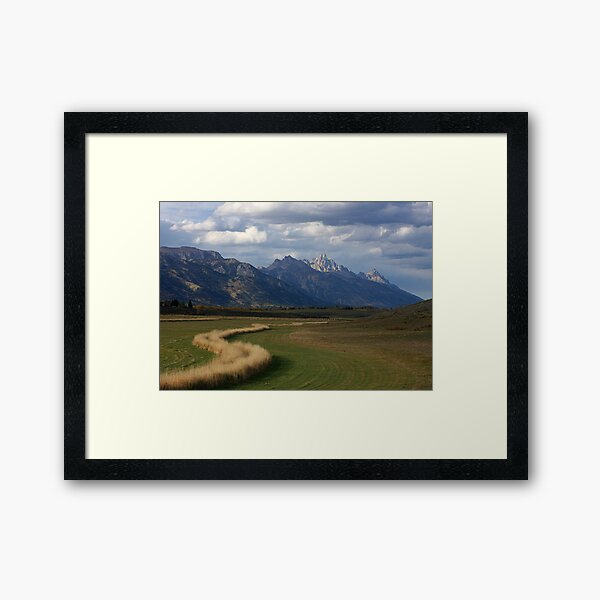Grand Teton & The Walton Ranch Framed Art Print