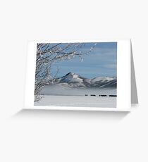 Walton Ranch in Winter Greeting Card