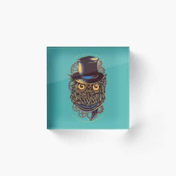 Item preview, Clever Steampunk Owl designed and sold by AngHellic.