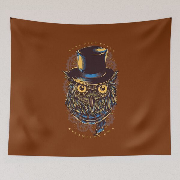 Item preview, Clever Steampunk Owl designed and sold by AngHellic.