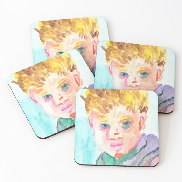 Item preview, Watercolor Portrait Painting/ Illustration-A Boy designed and sold by Hoi-polloiArt.